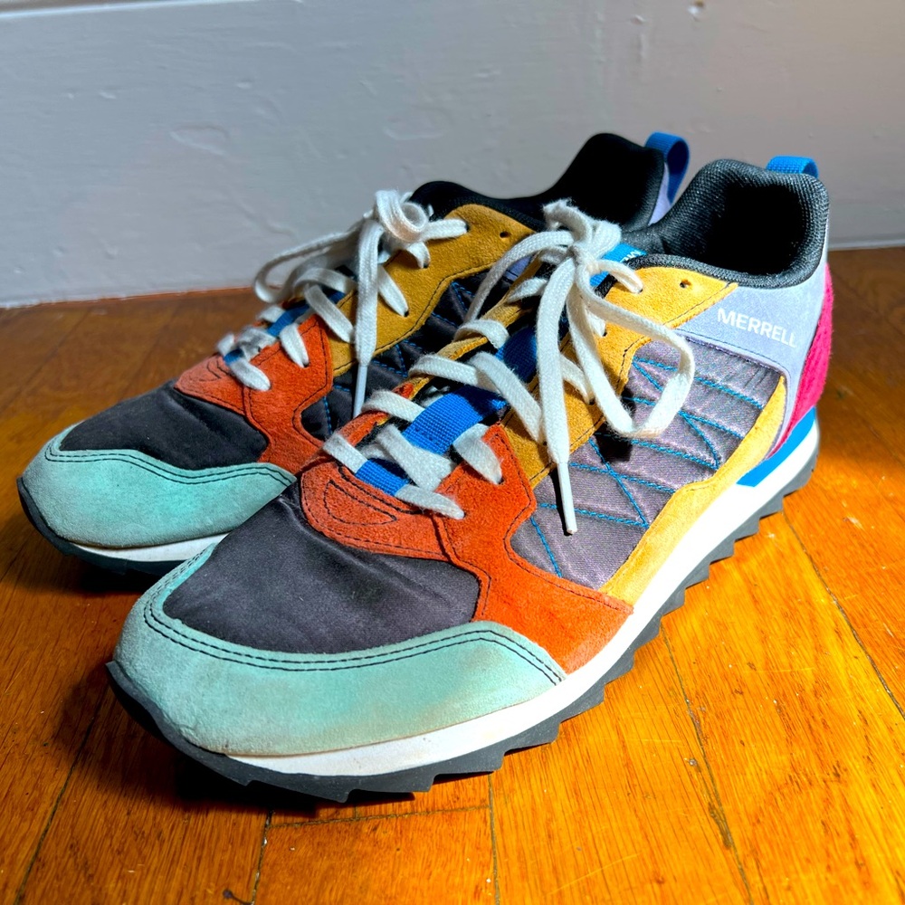 Merrell Women's Alpine Multicolor Sneakers, Womens 10, worn once